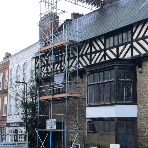 Heritage Scaffolding Mill Street, Ludlow